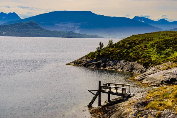 Vista de la costa desde Atlantic Road en Noruega — Foto de Stock