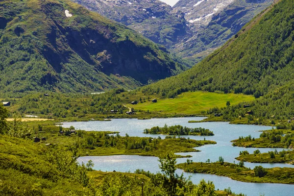 Горный пейзаж. Норвежский маршрут Согнефьелле — стоковое фото