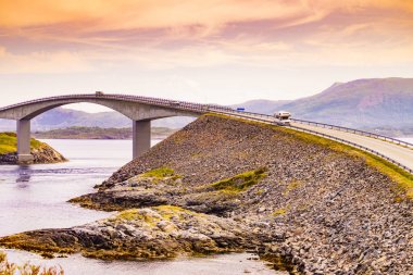 Norveç'te Atlantik yol