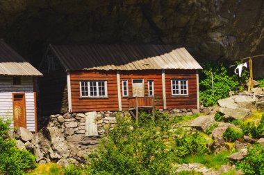 Helleren evleri Jossingfjord, Norveç