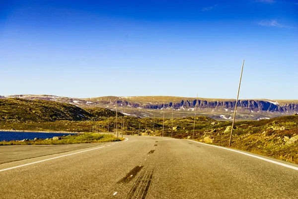 Útkereszteződés Hardangervidda Plateau, Norvégia — Stock Fotó