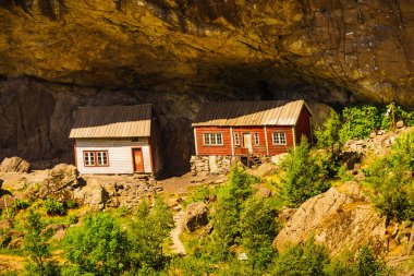 Helleren evleri Jossingfjord, Norveç