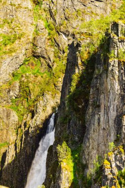 Voringsfossen şelale, Mabodalen Kanyon Norveç