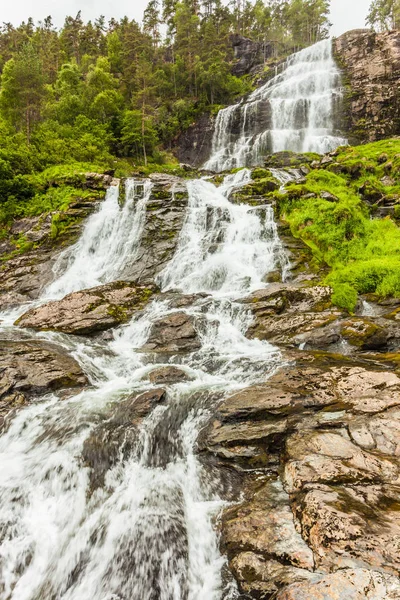 Svandalsfossen na Noruega, rota Ryfylke — Fotografia de Stock