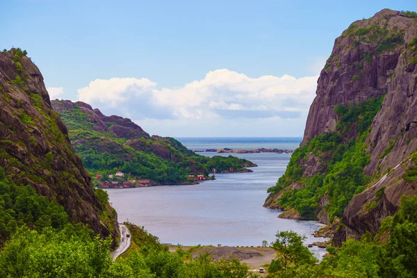 Fjorden landskap i Norge — Stockfoto