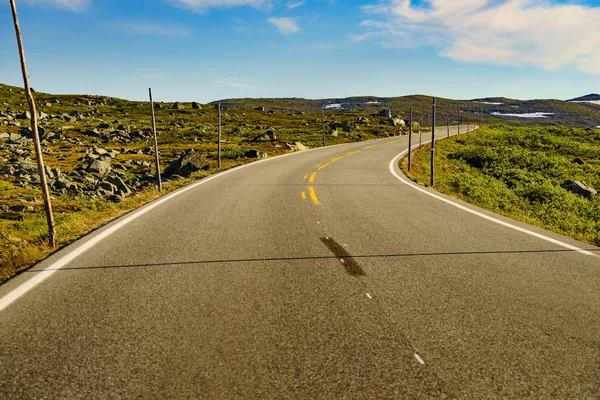 Útkereszteződés Hardangervidda Plateau, Norvégia — Stock Fotó