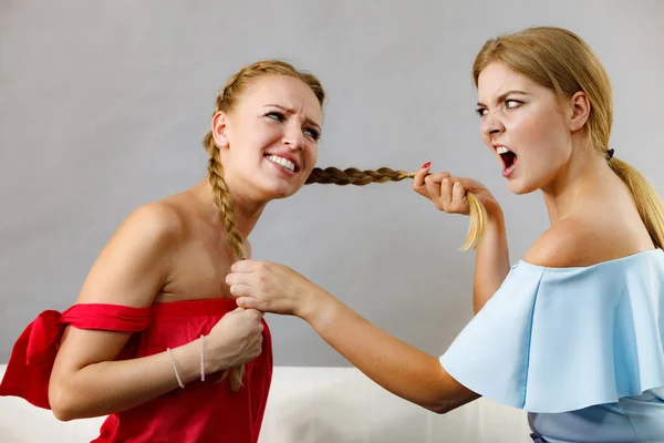 2 人の女性の戦いを主張すること — ストック写真
