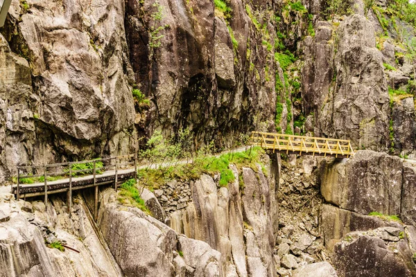 Allmannajuvet gruvor område Sauda Norge — Stockfoto