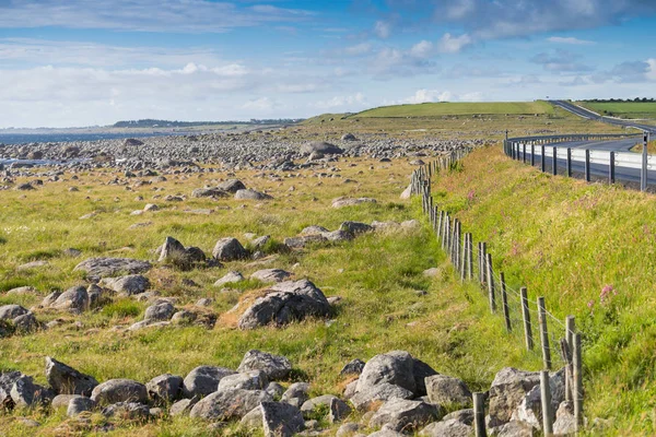 Carretera nacional 44 y costa en el sur de Noruega —  Fotos de Stock