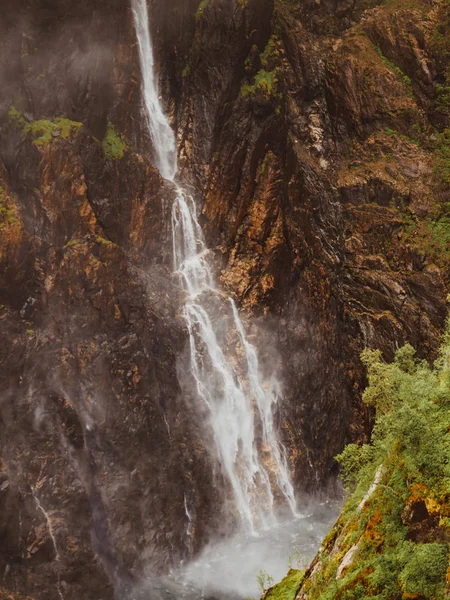 沃林斯福森瀑布, 马博达伦峡谷挪威 — 图库照片