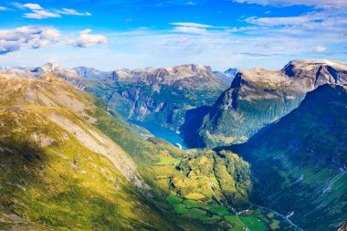 Geirangerfjord Dalsnibba açısından, Norveç