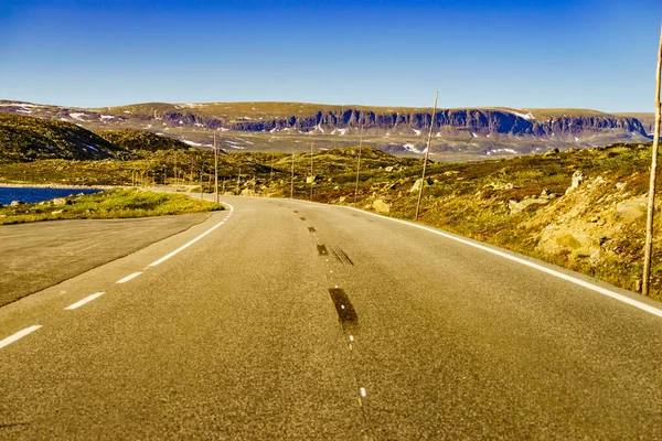 Útkereszteződés Hardangervidda Plateau, Norvégia — Stock Fotó