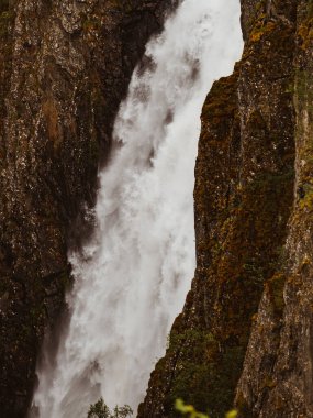Voringsfossen şelale, Mabodalen Kanyon Norveç