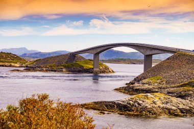 Norveç'te Atlantik yol