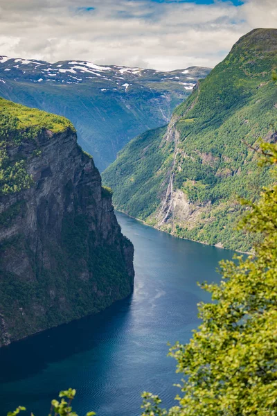 Geirangerfjord στη Νορβηγία — Φωτογραφία Αρχείου