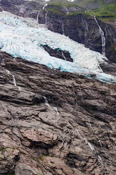 Ledovec Boyabreen Oblasti Fjaerland Obci Sogndal Okrese Sogn Fjordane Norsku — Stock fotografie