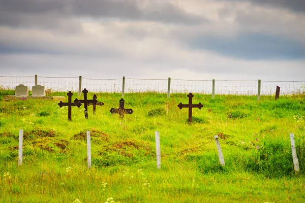 Cemitério Velho Andoya Noruega — Fotografia de Stock