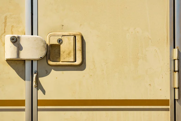 Detail Camper Car Door Security Lock — Stock Photo, Image