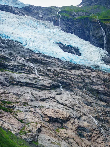 Ледник Боябрин Районе Фьераланд Муниципалитете Согндал Округе Согн Фьордане Норвегия — стоковое фото