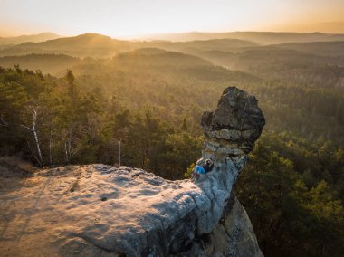 Leylek görünüm noktası, kayalık bir kalenin en ufak kalıntıları olan, 6 metrelik kayalık kumtaşı Höyüğü tepenin üst kısmında bulunan kumtaşı bir yükseldir. Zirve doğanın iyi bir görünüm sağlar.