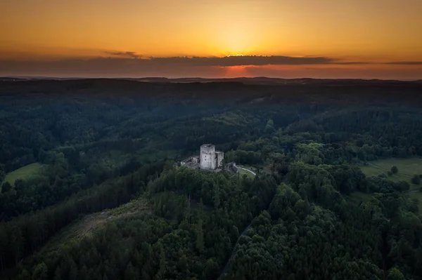 Landstejn Castle Egy Századi Várnegyed Dél Csehországban Csehországban Vár Legkorábbi — Stock Fotó