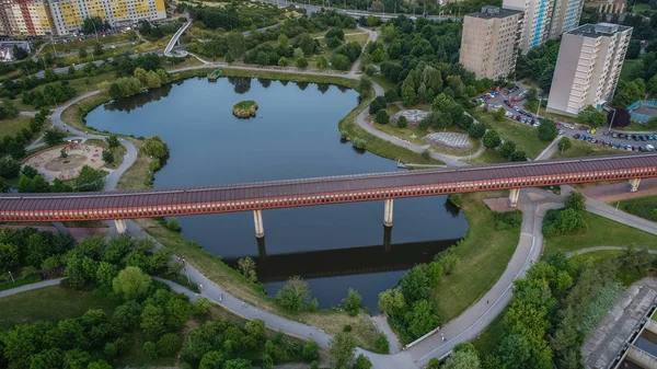 Лузіни Частиною Житлового Комплексу Південно Західний Місто Празі Кадастровому Районі — стокове фото