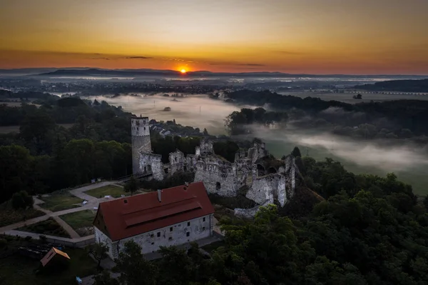 Zviretice Een Ruïne Van Een Renaissance Kasteel Herbouwd Uit Het — Stockfoto