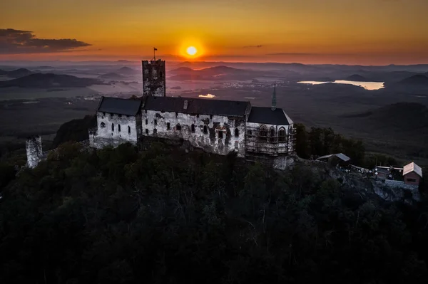 Bezdez Castle Ruin Early Gothic Castle Built Premysl Otakar His — Stock Photo, Image