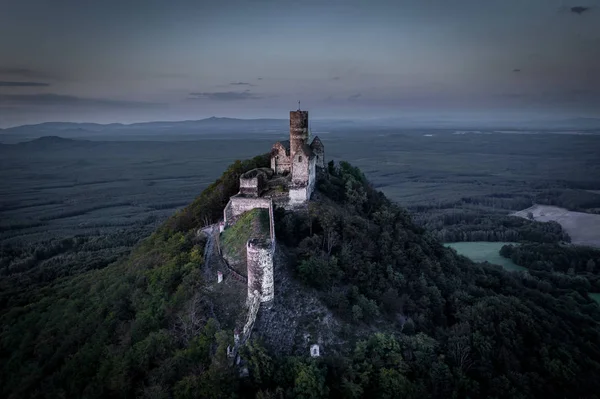 Castillo Bezdez Una Ruina Castillo Gótico Temprano Construido Por Premysl —  Fotos de Stock