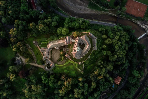 Замок Фридлант Расположен Севере Исторической Чехии Недалеко Границы Польшей Расположен — стоковое фото