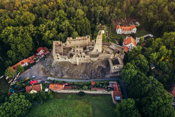 Okor Castle 1228 Construyó Bastión Pequeña Aldea Okor Más Tarde — Foto de Stock