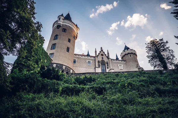 Schloss Zleby Ist Ein Schloss Gleichnamigen Dorf Etwa Östlich Von — Stockfoto