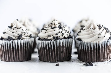 Makro çekim cupcakes