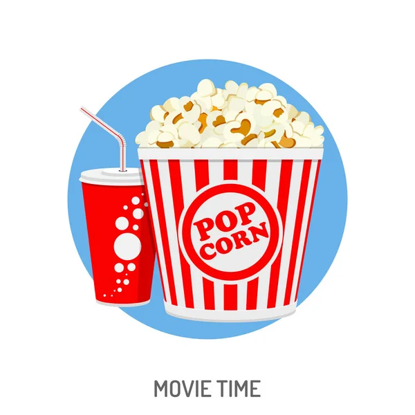Cinema e tempo di cinema — Vettoriale Stock