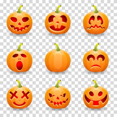 Collect Pumpkin for Halloween clipart
