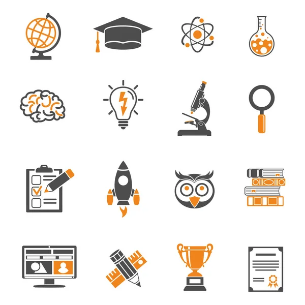 Education Icon Sticker Set — Stock Vector