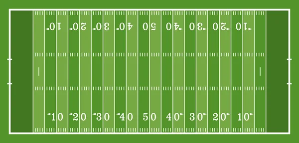 Campo de futebol americano — Vetor de Stock