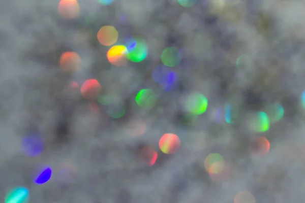 Дымчатый Туманный Фон Красочный Абстрактный Боке Свет Сером Фоне — стоковое фото