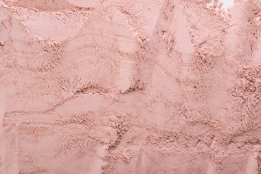 Kozmetik kil doku, arka plan. Doğal Pembe Maske, yüz ve vücut için kuru kil.