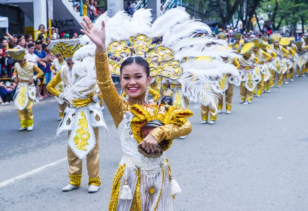Ciudad Cebu Filipinas Ene Participantes Festival Sinulog Ciudad Cebú Filipinas — Foto de Stock