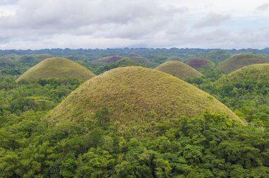 Bohol içinde çikolata hills Filipinler ada