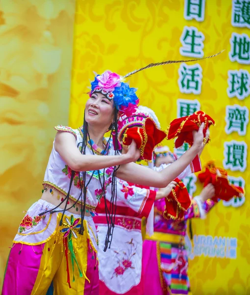 Hong Kong März Teilnehmer Der Tai Kok Tsui Tempel Messe — Stockfoto