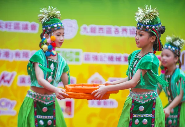 Hong Kong Maart Deelnemers Aan 14De Tai Kok Tsui Tempel — Stockfoto