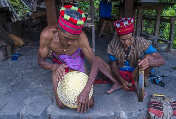 Banaue, Filipinler - Mayıs 02: Banaue 02 Mayıs 2018 Filipinler azınlıkta Ifugao insanlardan. Kuzey Filipinler dağların çoğunlukla canlı Ifugao azınlık
