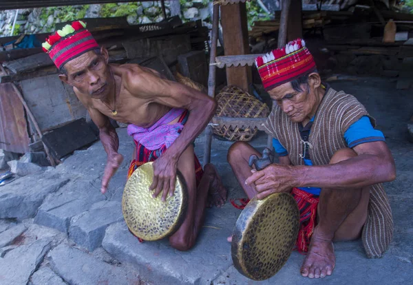 Banaue, Filipinler - Mayıs 02: Banaue 02 Mayıs 2018 Filipinler azınlıkta Ifugao insanlardan. Kuzey Filipinler dağların çoğunlukla canlı Ifugao azınlık