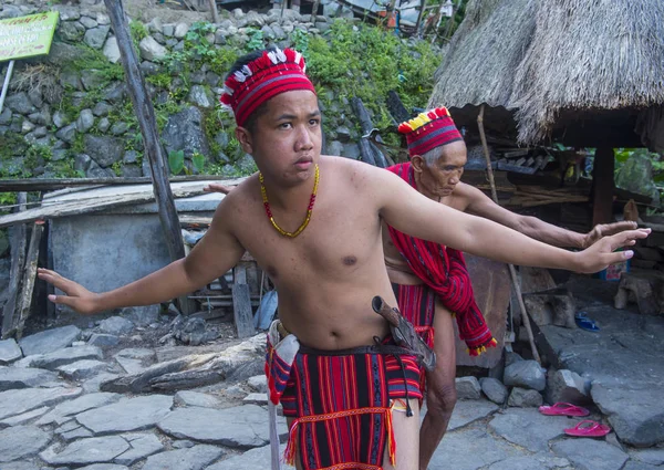 Banaue, Filipinler - Mayıs 02: Banaue 02 Mayıs 2018 Filipinler azınlıkta Ifugao insanlardan. Kuzey Filipinler dağların çoğunlukla canlı Ifugao azınlık