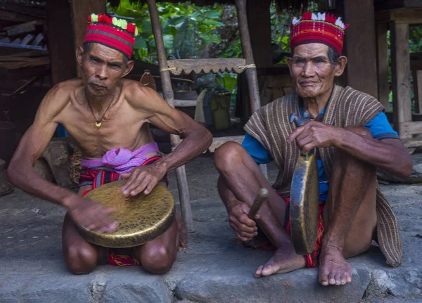 Banaue, Filipinler - Mayıs 02: Banaue 02 Mayıs 2018 Filipinler azınlıkta Ifugao insanlardan. Kuzey Filipinler dağların çoğunlukla canlı Ifugao azınlık