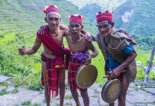Banaue, Filipinler - Mayıs 02: Banaue 02 Mayıs 2018 Filipinler azınlıkta Ifugao insanlardan. Kuzey Filipinler dağların çoğunlukla canlı Ifugao azınlık