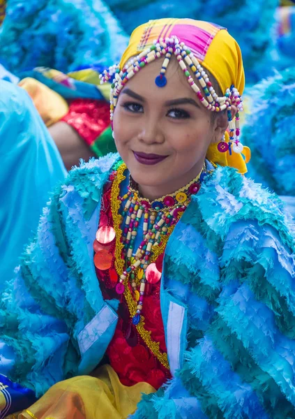 Manila Filipinas Abril Participante Festa Aliwan Manila Filipinas Abril 2018 — Fotografia de Stock