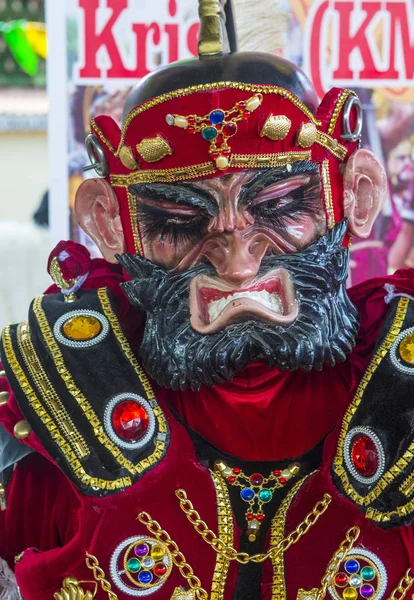 Boac, Filipinler - 30 Mart: Katılımcı Boac Marinduque adası Filipinler Moriones Festivali. Anualy kutsal hafta düzenlenen Moriones Festivali 